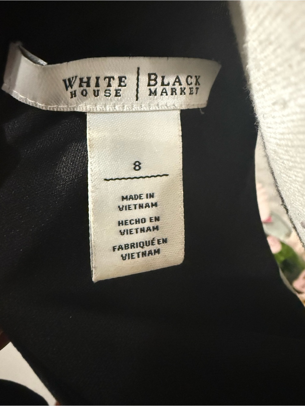White House Black Market Black & White Polka Dot Mini Dress - Picture 8 of 8